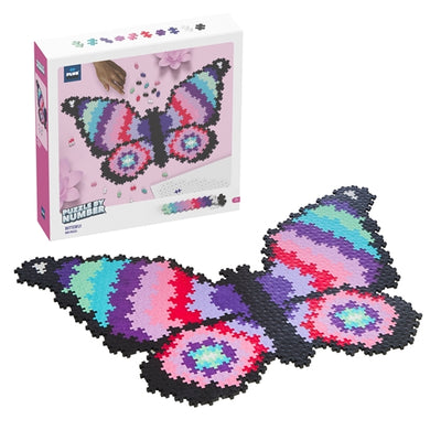 Plus Plus Puzzle By Number 800 Piece Set Butterfly