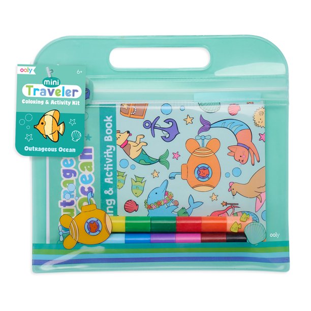 Mini Traveler Coloring + Activity Kit Cover