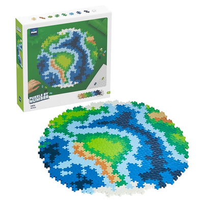Plus Plus Puzzle By Number 800 Piece Set Earth