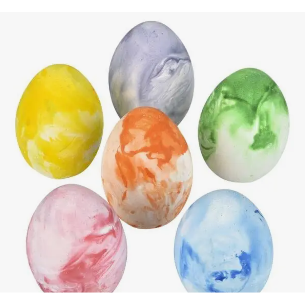 Marbleized Egg Sidewalk Chalk