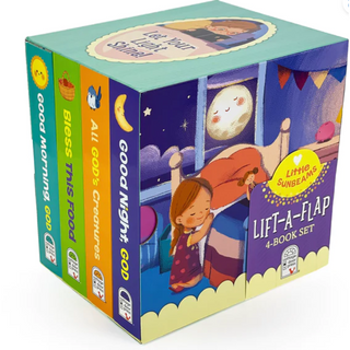 Little Sunbeams Religious Lift-A-Flap 4 Book Set 