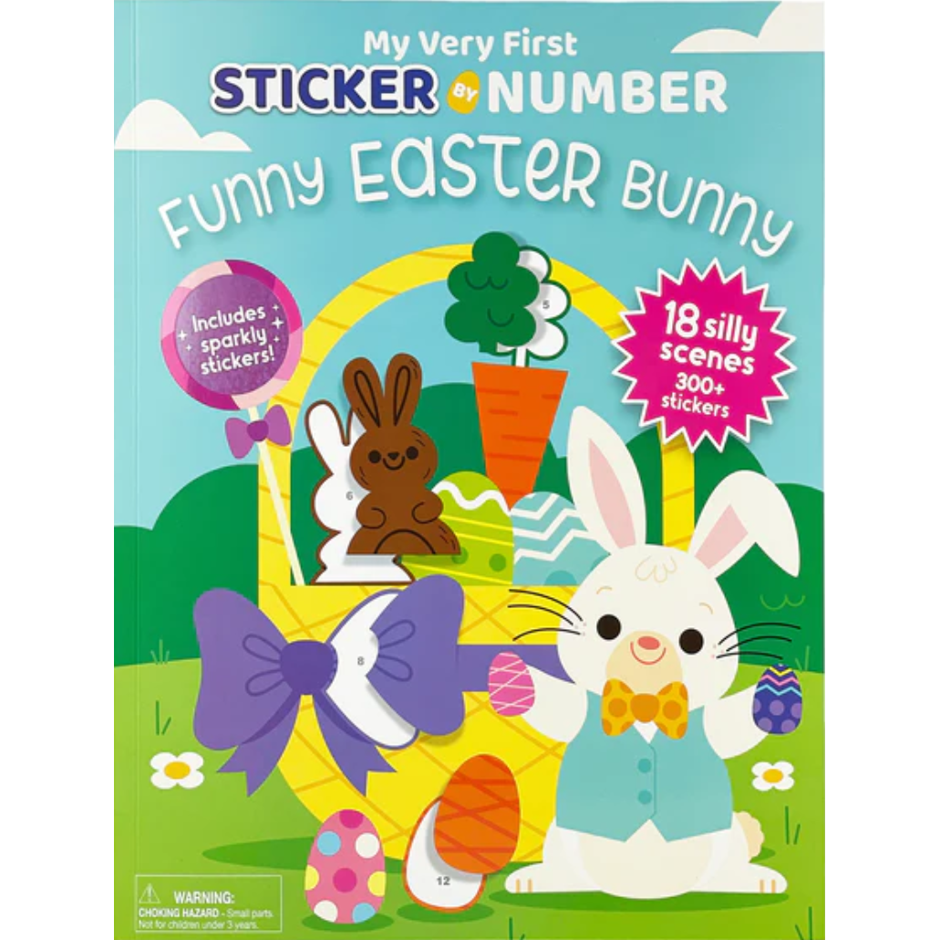 Funny Bunny Easter - My Very First Sticker by Number