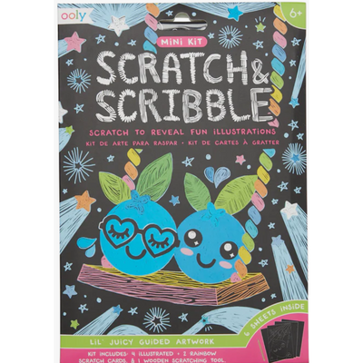 Mini Scratch & Scribble Art Kits Lil' Juicy