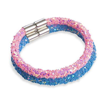 Blissful Crystal Bracelet Pink/Blue