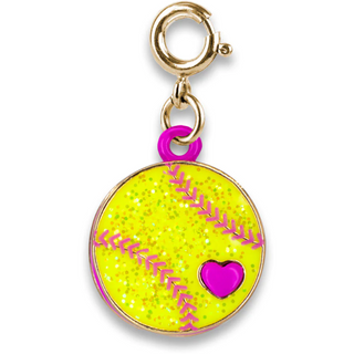 CHARM IT! Charm Gold Glitter Softball