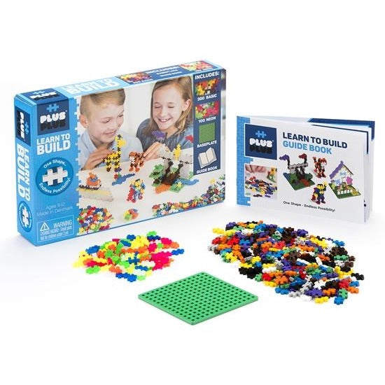 Plus Plus Learn to Build Kit 300+ Pieces Cover