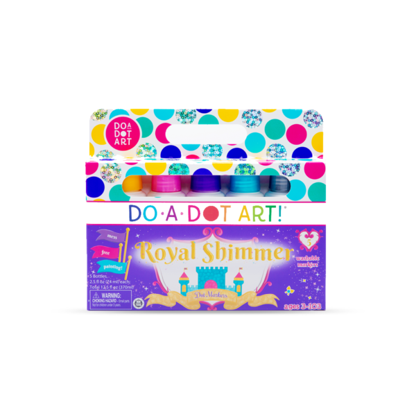 Royal Shimmers 5 Pack Dot Markers