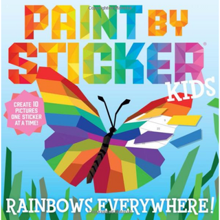 Paint By Sticker Kids Rainbows Everywhere! 