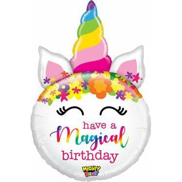 Mylar Balloon Birthday Unicorn