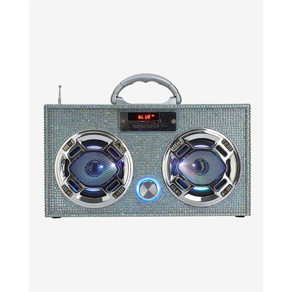 Iridescent Bling Boom Box