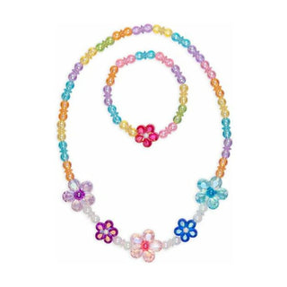 Blooming Beads Necklace & Bracelet Set 