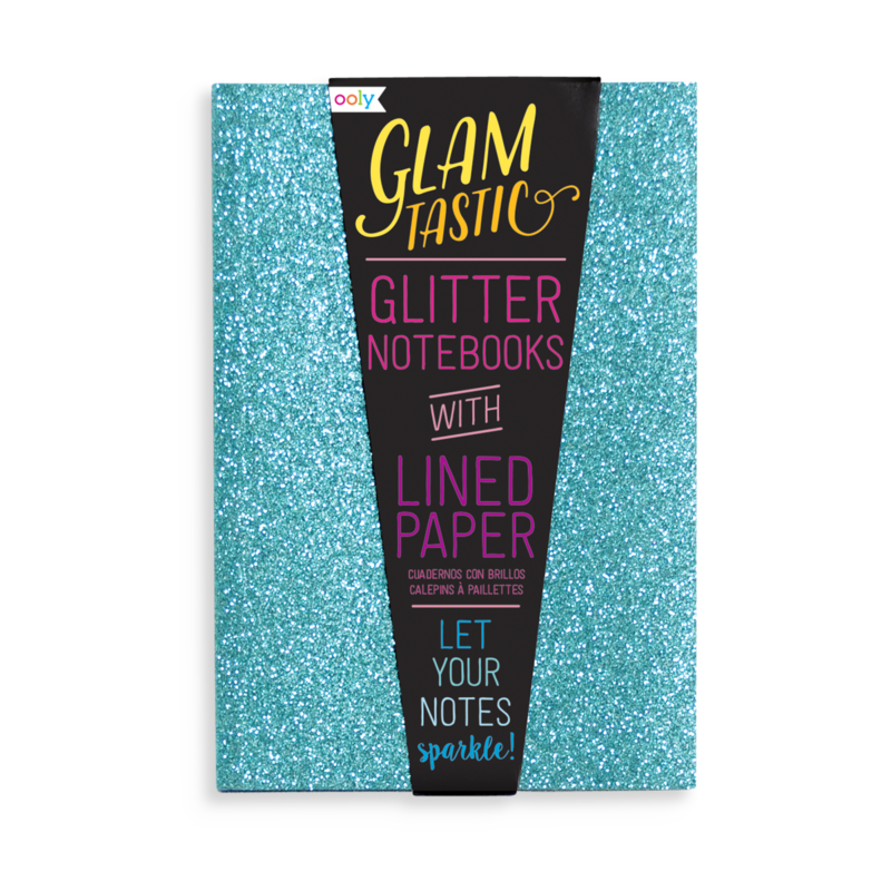 Glamtastic Glitter Notebooks: Set of 3 Cover