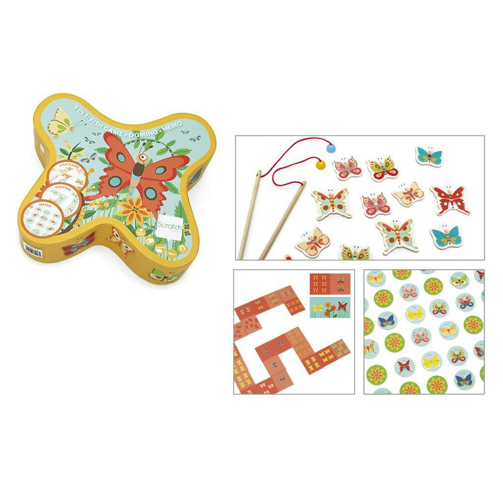 3-in-1 Butterfly Game