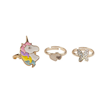 Boutique Jewelry Ring Sets Butterfly & Unicorn