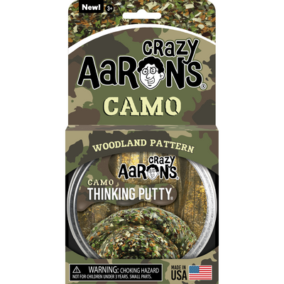 Crazy Aaron's Trendsetters Thinking Putty Woodland Camo