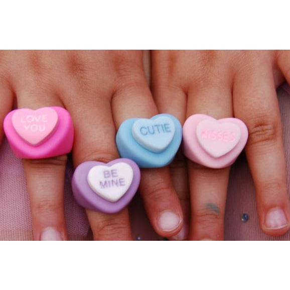 Candy Heart Rings