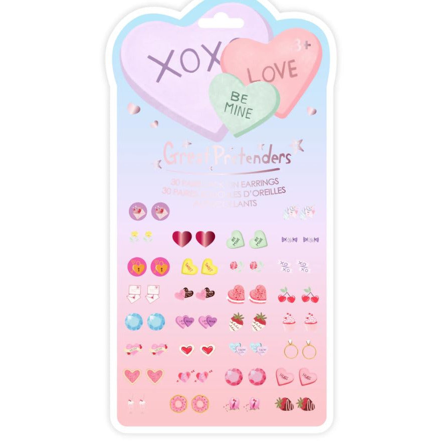 Candy Heart Sticker Earrings