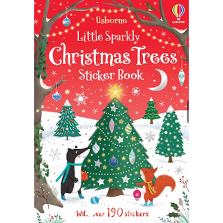 Little Sparkly Christmas Trees Sticker Book 
