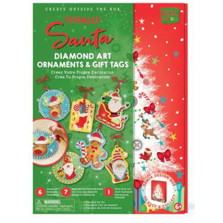 Totally Santa Diamond Art Ornaments & Gift Tags 