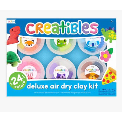 Creatibles DIY Air-Dry Clay Kit 24 Colors