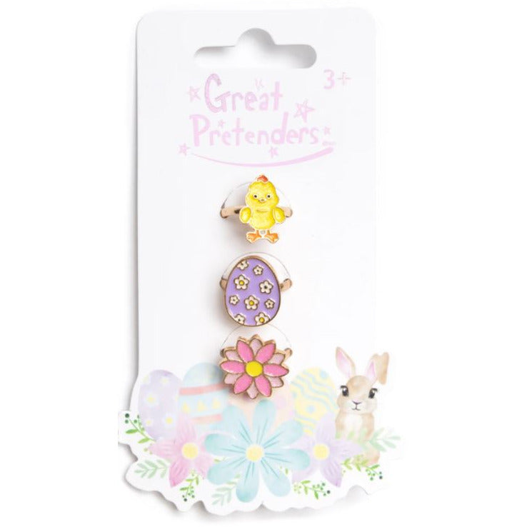 Easter Egg Rings Set