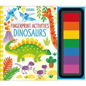Fingerprint Activity Book Dinosaurs