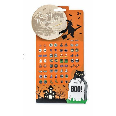 Sticker Earrings - Halloween Orange