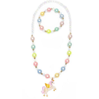 Happy-Go-Unicorn Necklace / Bracelet Set 