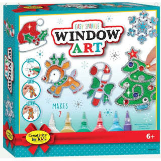 Holiday Easy Sparkle Window Art 