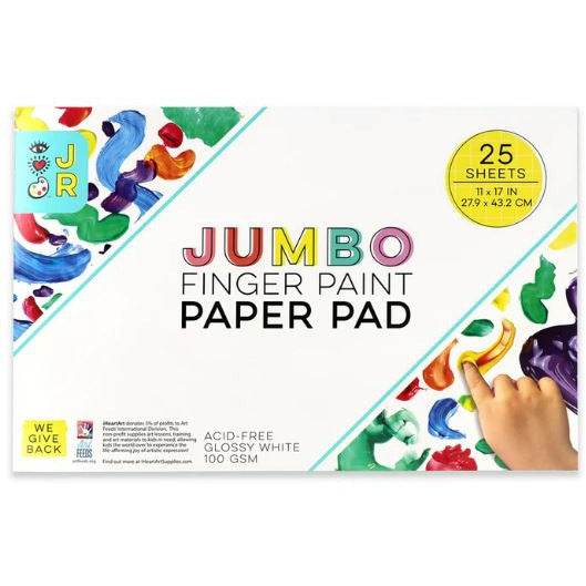 Jumbo Finger Paint Paper Pad