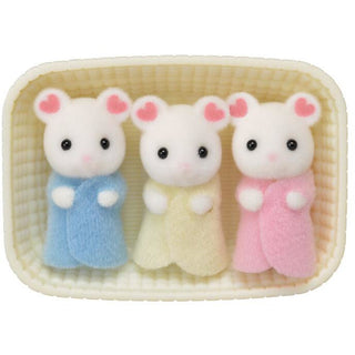 Marshmallow Mouse Triplets 
