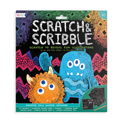 Scratch & Scribble Art Kits Monster Pals