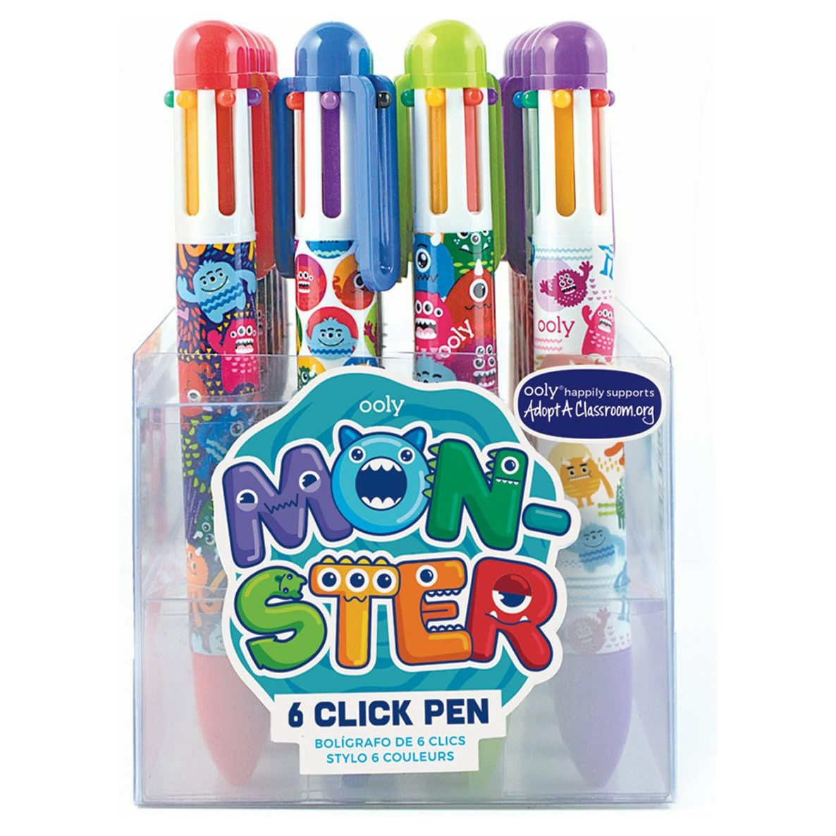 Kindness and Joy Toys  6 Click Multi Color Pens