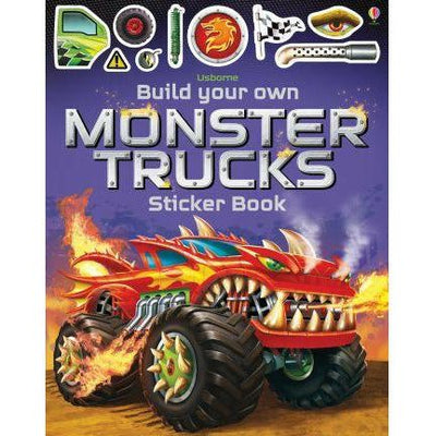 Build Your Own, Big Sticker Book Monster Trucks