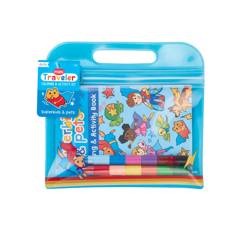 Mini Traveler Coloring + Activity Kit Cover