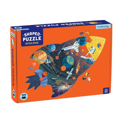 Shaped Scene Puzzle - 300 pc Outer Space