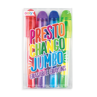 Presto Chango Jumbo Eraseable Crayons - Set of 4 