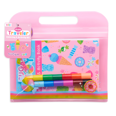 Mini Traveler Coloring + Activity Kit Sugar Joy