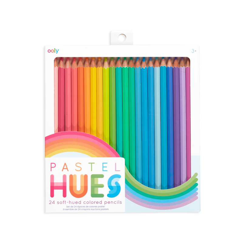Pastel Hues Colored Pencils Cover