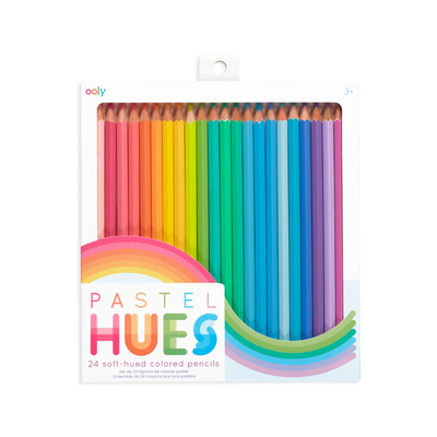 Pastel Hues Colored Pencils Set of 24
