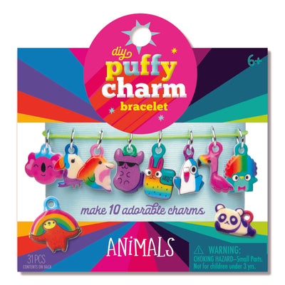 Craft-tastic Puffy Charm Bracelet Kit Animals