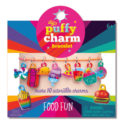 Craft-tastic Puffy Charm Bracelet Kit Food Fun