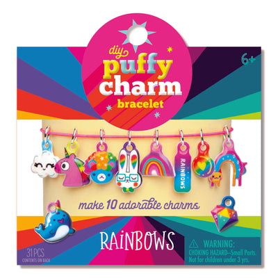 Craft-tastic Puffy Charm Bracelet Kit Rainbows
