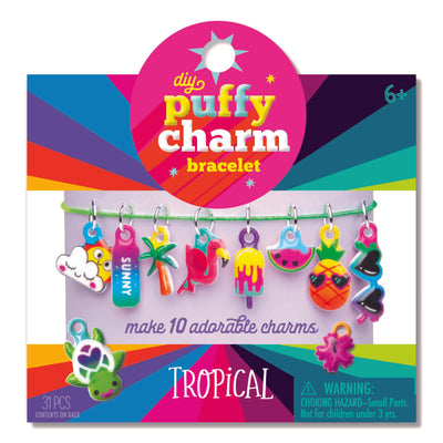 Craft-tastic Puffy Charm Bracelet Kit Tropical
