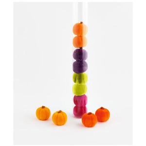 Flocked Pumpkin Small