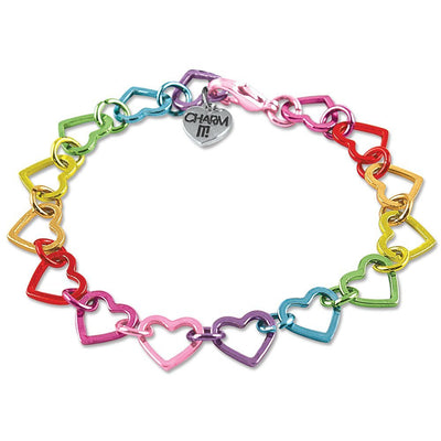 CHARM IT! Chain Bracelet Rainbow Heart