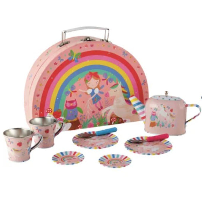 Rainbow Fairy Tin Tea Set