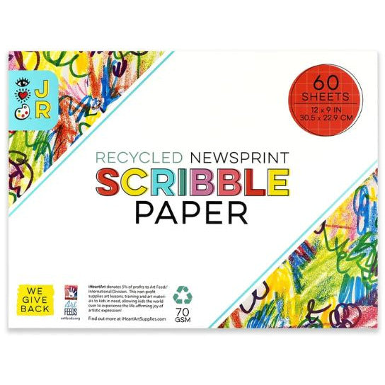 Recycled Newsprint Scribble Pad