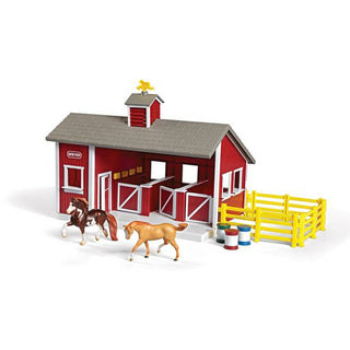 Red Stable Playset