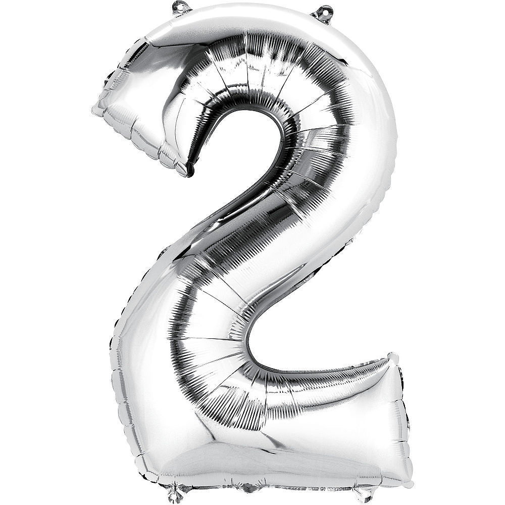 Number Mylar Balloon Bouquet Cover